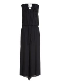 Jumpsuit Cartoon "Jumpsuit mit Bindeg&uuml;rtel", Damen, Gr. 40, EURO, schwarz, Obermaterial: 75% Viskose CV. 25% Seide silk., Overalls Jumpsuit