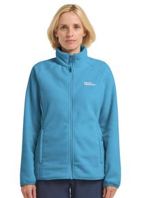 Fleecejacke Jack Wolfskin "MOONRISE FZ W", Damen, Gr. XL (46), blau (skyblau), Obermaterial: 100% Polyester. Futter: 100% Polyester, Jacken Fleecejacke