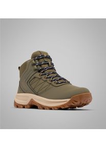 Wanderschuh Columbia "TRANSVERSE&trade; HIKE WATERPROOF", Herren, Gr. 41, stone gr&uuml;n, raw honey, Leder, Schuhe Wanderschuh, wasserdicht