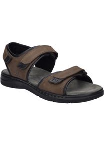 Sandale Josef Seibel "Marlon 05, brasil-kombi", Herren, Gr. 42, braun (brasil, kombi), Obermaterial: 80% Rindsleder Leather cow. 20% Textilmaterial TEXMAT., Schuhe Sandale