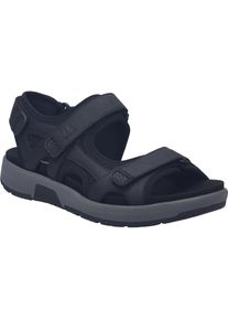 Sandale Josef Seibel "Emeric 06, schwarz", Damen, Gr. 48, schwarz, Obermaterial: 100% Rindsleder Leather cow., Schuhe Sandale