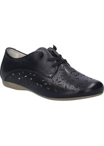 Schn&uuml;rschuh Josef Seibel "Fiona 83, schwarz", Damen, Gr. 42, schwarz, Obermaterial: 100% Rindsleder Leather cow., Schuhe Schn&uuml;rschuh