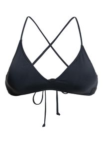Triangel-Bikini-Top Roxy "Beach Classics", Damen, Gr. XL, Cup B, grau (anthrazit), 87% Nylon, 13% Elasthan, Bikini-Oberteile Triangel-Bikini-Top