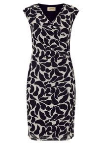 Bodykleid Cartoon "Casual-Kleid ohne Arm", Damen, Gr. 40, EURO, bunt (wei&szlig;, schwarz), Obermaterial: 95% Polyester PES. 5% Elasthan EL., Kleider Bodykleid