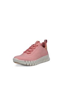 Slip-On Sneaker Ecco "GRUUV W", Damen, Gr. 36, rosa, Nubukleder, Schuhe Slip-On Sneaker, Schlupfschuh, Freizeitschuh, Halbschuh mit elastischen Schn&uuml;rsenkeln