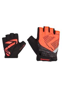 Fahrradhandschuhe Ziener "CULL-Z JUNIOR", Kinder, Gr. M, signal peach, Materialmix, Handschuhe Fahrradhandschuhe