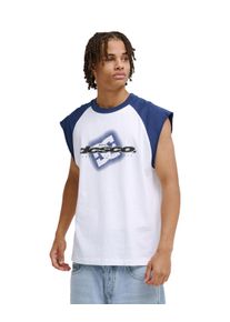Tanktop DC Shoes "DC Raglan", Herren, Gr. L, wei&szlig;, Obermaterial: 75% Walkfrottier, 25% Walkfrottier;, Tops Tanktop