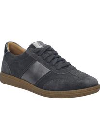 Sneaker Josef Seibel "Joleen 05, granit-kombi", Damen, Gr. 37, grau (granit, kombi), Obermaterial: 100% Rindsleder Leather cow., Schuhe Sneaker