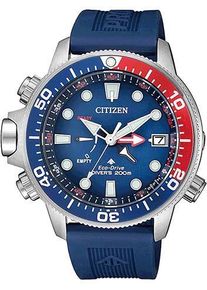 Taucheruhr Citizen "Promaster Eco-Drive Aqualand 200m", blau, Armbanduhren, Damen, Taucheruhr, Armbanduhr, Herrenuhr, Solar, Datum