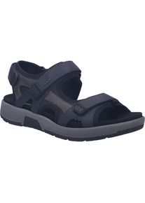 Sandale Josef Seibel "Emeric 06, dunkelblau-kombi", Damen, Gr. 50, blau (dunkelblau, kombi), Obermaterial: 100% Rindsleder Leather cow., Schuhe Sandale