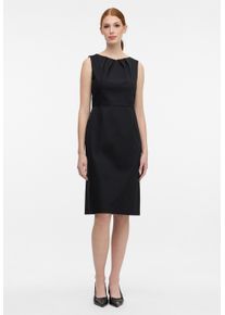 Etuikleid Eterna "REGULAR FIT", Damen, Gr. 42_D_sl, schwarz, 67% Baumwolle, 3% Elasthan, 30% Polyamid, festlich, Kleider Etuikleid