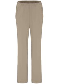 Schlupfhose GOLDNER "Reiseschlupfhose LOUISA", Damen, Gr. 52, N-Gr, beige (taupe), Obermaterial: 100% Polyester COOLMAX PES(Coolmax)., Hosen Schlupfhose