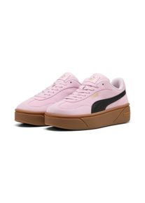 Sneaker Puma "CLUB II ERA PLATFORM SD WNS", Damen, Gr. 37,5, pearl pink, Puma schwarz, Leder, unifarben, Schuhe Sneaker, Obermaterial aus Leder, Innenmaterial aus Textil