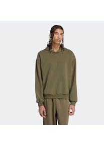 Kapuzensweatshirt adidas Sportswear "SOFT LUX HOODIE", Herren, Gr. XL, olive strata, Obermaterial: 51% Polyester, 25% Modal, 15% Baumwolle, 9% Elasthan, normal, Rundhals, angesetztes B&uuml;ndchen, Sweatshirts Kapuzensweatshirt, mit Kapuze, f&uuml;r Sportmode und Freizeit, mit 3-Streifen-Logo-Print