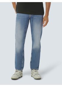 Relax-fit-Jeans NO EXCESS "715", Herren, Gr. 30, L&auml;nge 34, blau (stone used denim), Denim/Jeans, Obermaterial: 99% Baumwolle, 1% Elasthan, unifarben, relaxed fit kn&ouml;chellang, Jeans Relax-fit-Jeans, mit Markenlabel