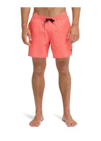 Boardshorts Quiksilver "Stretch Printed Volley 16", Herren, Gr. L, fiery coral mini mayhem, Obermaterial: 92% Microfaser, 8% Elasthan;, Hosen Boardshorts