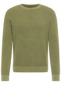 Cardigan Mustang "Herren Style Edward", Herren, Gr. 4XL, khaki, Strick, 100% Baumwolle, regular fit, Rundhals, Strickjacken Cardigan