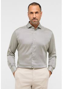 Langarmhemd Eterna "MODERN FIT", Damen, Gr. 42, Normalgr&ouml;&szlig;en, olive, 40% Baumwolle, 4% Elasthan, 56% Lyocell, tailliert, Manschette, Hemden Langarmhemd, EASY IRON (b&uuml;gelleicht)