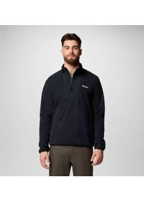 Fleecepullover Columbia "SEQUOIA GROVE HALF ZIP FLEECE", Herren, Gr. S, schwarz, Obermaterial: 100% Polyester, normal, Rundhals, Sweatshirts Fleecepullover, sportlicher Stil, f&uuml;r Wandern und Trekking, mit Rei&szlig;verschluss