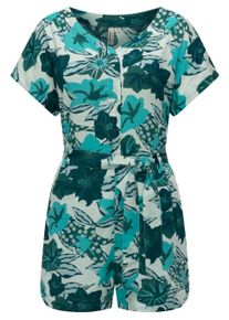 Jumpsuit Ragwear "Jumpsuit Salwin", Damen, Gr. XS, N-Gr, blau (aqua), Obermaterial: 100% Viskose CV., Overalls Jumpsuit