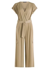 Jumpsuit Betty Barclay "Jumpsuit mit Eingrifftaschen", Damen, Gr. 46, EURO, gr&uuml;n (soft olive), Obermaterial: 94% Polyester PES. 6% Elasthan EL., Overalls Jumpsuit