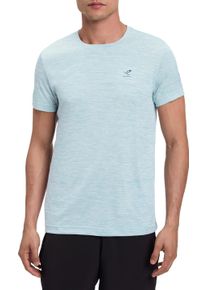 T-Shirt Energetics "HE.-T-SHIRT TELLY II SHORT SLEEVE M", Herren, Gr. 3XL, melange, blau aqua, bl, Jersey, Obermaterial: 100% Polyester, Rundhals, Shirts T-Shirt, Regular Fit, kurze &Auml;rmel, sportlicher Stil, mit Rundhalsausschnitt