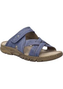 Sandale Josef Seibel "Brenda 10, dunkelblau", Damen, Gr. 42, blau (dunkelblau), Obermaterial: 100% Rindsleder Leather cow., Schuhe Sandale