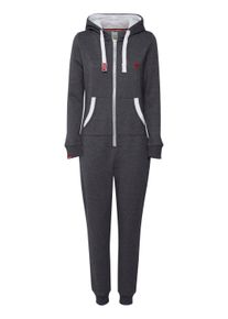 Overall oxmo "Overall OXBenna", Damen, Gr. XL, N-Gr, grau (med grau m), Obermaterial: 60% Baumwolle CO. 40% Polyester PES., Overalls Overall