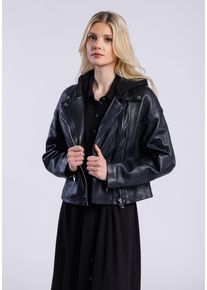 Lederjacke Freaky Nation "Black Vibe-FN", Damen, Gr. M (38), schwarz, Oberstoff: 100% Leder; Futter: 100% Baumwolle, normal, Jacken Lederjacke