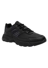Sneaker K-Swiss "FARIO LTH", Herren, Gr. 44, schwarz, schwarz, Synthetik, Schuhe Sneaker