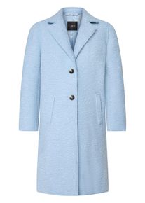 Wollmantel Zero "Mantel in der Wolloptik", Damen, Gr. 34, blau (soft chambray), Obermaterial: 100% Polyester PES., M&auml;ntel Wollmantel