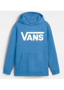 Kapuzensweatshirt Vans "Vans CLASSIC II PO", Jungen, Gr. S (134/140), bright azure, Obermaterial: 70% Baumwolle, 30% Polyester, Sweatshirts Kapuzensweatshirt