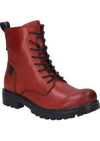 Stiefelette Josef Seibel "Marta 02, rot", Damen, Gr. 36, rot, Obermaterial: 100% Rindsleder Leather cow., Schuhe Stiefelette