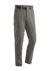 Outdoorhose Maier Sports "Torid slim zip", Herren, Gr. 56, Normalgr&ouml;&szlig;en, braun (schlamm), 90% Polyamid, 10% Elasthan, Hosen Outdoorhose, Herren Zip-Off Wanderhose, atmungsaktive Trekkinghose, Slim Fit