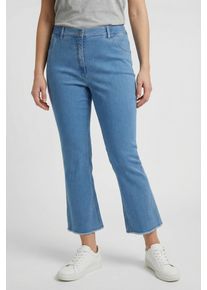 7/8-Jeans KjBRAND "KJBBetty Cropped", Damen, Gr. 46, N-Gr, denim bleached, Denim/Jeans, Obermaterial: 71% Baumwolle, 25% Polyester, 4% Elasthan, bequem 7/8-L&auml;nge, Jeans 7/8-Jeans, Hochelastisches Material, beh&auml;lt die sch&ouml;ne Form ohne auszubeulen