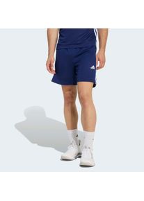 Shorts adidas Performance "WE BAS 3SPQ SH", Damen, Gr. XL, N-Gr, dkblau, wei&szlig;, Obermaterial: 100% Polyester, Hosen Shorts