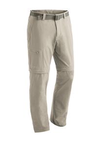 Outdoorhose Maier Sports "Tajo", Herren, Gr. 24, Kurzgr&ouml;&szlig;en, beige, 90% Polyamid, 10% Elasthan, Hosen Outdoorhose, Herren Zip-Off Wanderhose, atmungsaktive Trekkinghose, Regular Fit