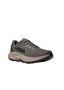 Laufschuh Hoka One One "RINCON 4", Herren, Gr. 45, asphalt grau, gravel, Synthetik, Textil, mehrfarbig, Schuhe Laufschuh, sehr leicht