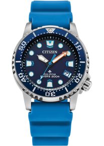 Taucheruhr Citizen "Promaster Eco-Drive Diver", blau, Armbanduhren, Damen, Taucheruhr, Armbanduhr, Damenuhr, Solar, bis 20 bar wasserdicht