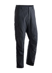 Outdoorhose Maier Sports "Trave", Herren, Gr. 64, Normalgr&ouml;&szlig;en, schwarz, 100% Polyamid, Hosen Outdoorhose, Herren Zip-Off Wanderhose, schnelltrocknende Trekkinghose, Regular Fit