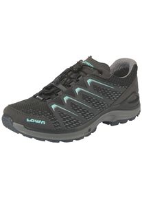Wanderschuh Lowa "MEADOW GTX LO SL WS", Damen, Gr. 42,5, graphit, arktis, Synthetik, Textil, Schuhe Wanderschuh, wasserdicht dank Gore-Tex Membrane