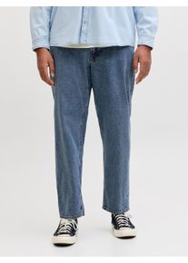 Jack & Jones PlusSize Relax-fit-Jeans "JJICHRIS JJORIGINAL SQ 7", Herren, Gr. 40, L&auml;nge 32, blau denim, Denim/Jeans, Obermaterial: 100% Baumwolle, JACK & JONES PLUSSIZE, unifarben, bequem lang, Jeans Relax-fit-Jeans, mit Five-Pocket-Design