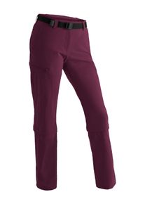 Outdoorhose Maier Sports "Arolla", Damen, Gr. 72, Langgr&ouml;&szlig;en, pink (magenta), 90% Polyamid, 10% Elasthan, Hosen Outdoorhose, Damen Zip-Off Wanderhose, atmungsaktive Trekkinghose, Regular Fit