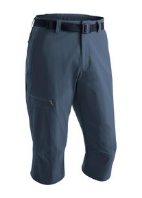 Caprihose Maier Sports "Jennisei", Herren, Gr. 26, Kurzgr&ouml;&szlig;en, blau (jeansblau), 90% Polyamid, 10% Elasthan, Hosen Caprihose, kurze Hose Herren, luftige Wanderhose, leichte Outdoorhose, Reg Fit