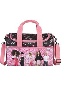 Sporttasche Scooli "Jurassic World", M&auml;dchen, Gr. B/H/T: 35cm x 23cm x 16cm, rosa (barbie), Polyester, bedruckt, Taschen Sporttasche