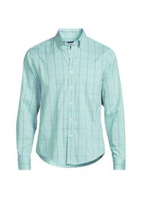 LANDS' END Ultimativ-Hemd, Classic Fit, Herren,  Gr&uuml;n, Elasthan/Baumwoll-Mischung/Polyester-Mischung, by Lands' End