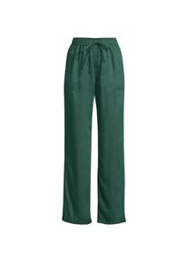 LANDS' END Leichte Tencel Hose mit weitem Bein, Damen,  Gr&uuml;n, Lyocell (Viskose), by Lands' End
