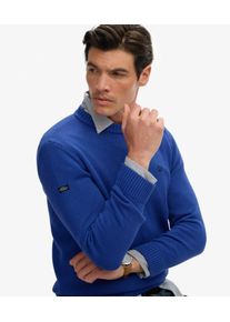 Superdry Herren Preppy Baumwoll-pullover Blue - Gr&ouml;&szlig;e: XL 1041411500743AC7004