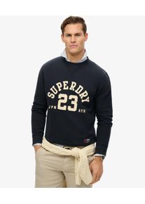 Superdry Herren Vintage Athletic Crew Sweatshirt Navy - Gr&ouml;&szlig;e: XL 104060750082898T004