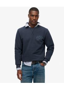 Superdry Herren Athletic Essentials Rundhals-sweatshirt Navy - Gr&ouml;&szlig;e: M 104060750081898T002